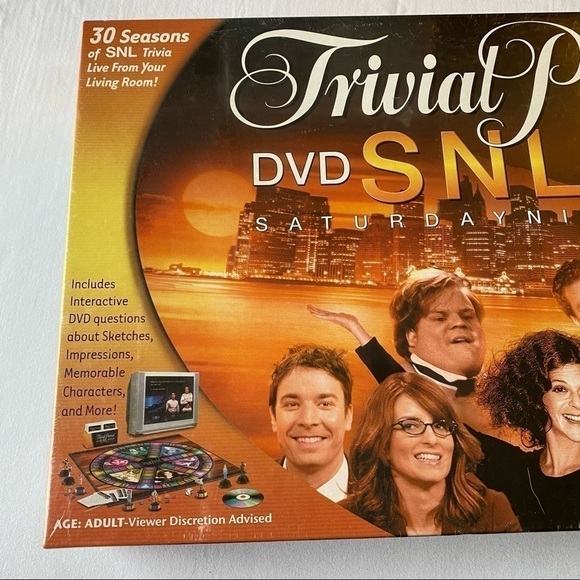 TRIVIAL Pursuit DVD Saturday Night Live Edition By Milton Bradley New Sealed Box - Picture 2 of 10